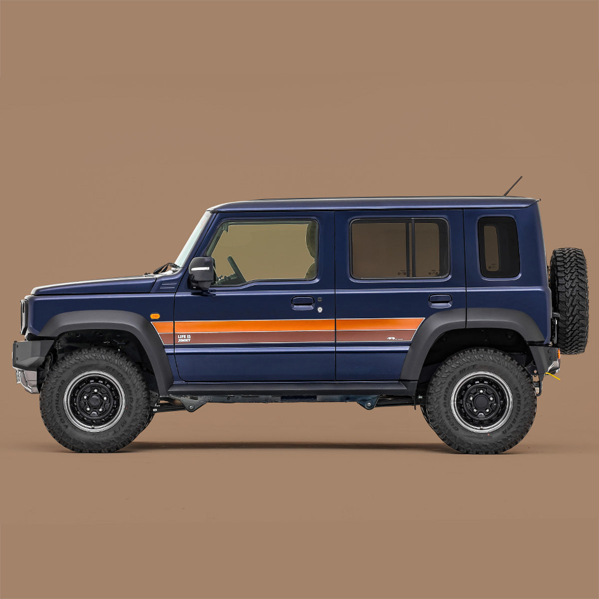APIO "Life is Jimny" Side Decal for Suzuki Jimny (2023+) 5-Door