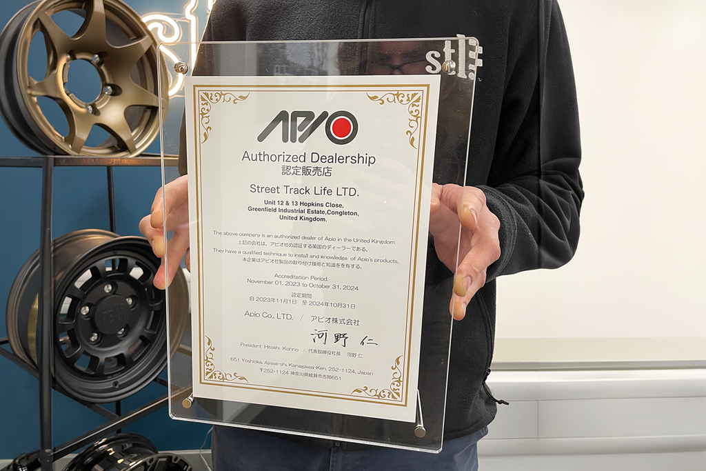 APIO Appoints Street Track Life as its Official UK Distributor