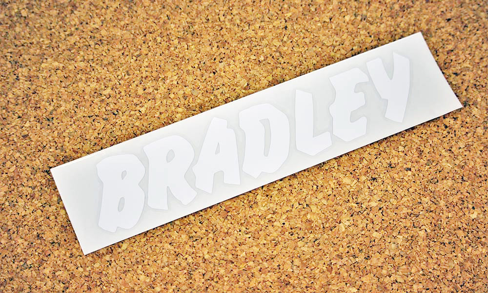 BRADLEY Wheels Sticker