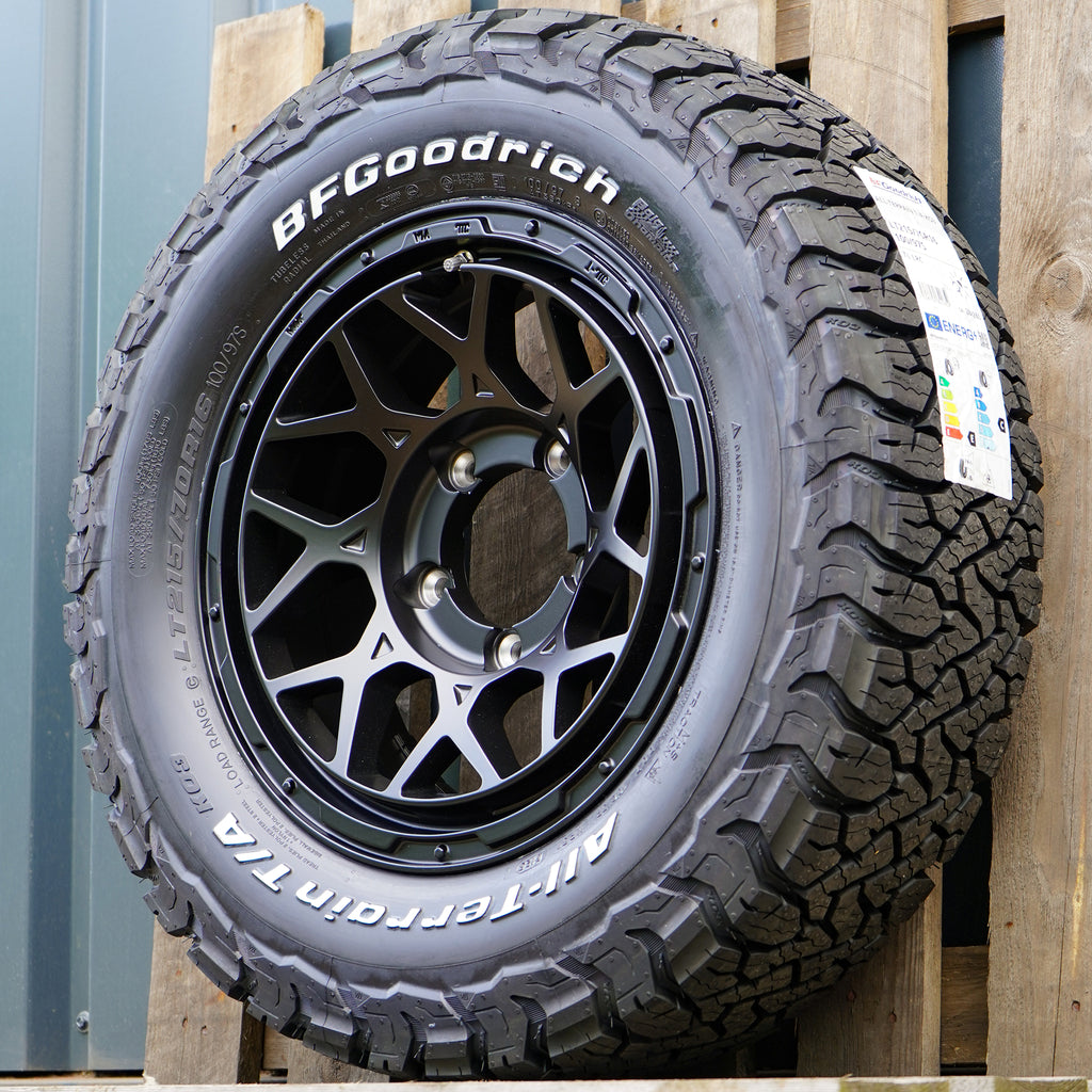 Magpie M-01 Wheel & Tyre Package for Suzuki Jimny (2018+) with BF Goodrich KO3 Tyres 215