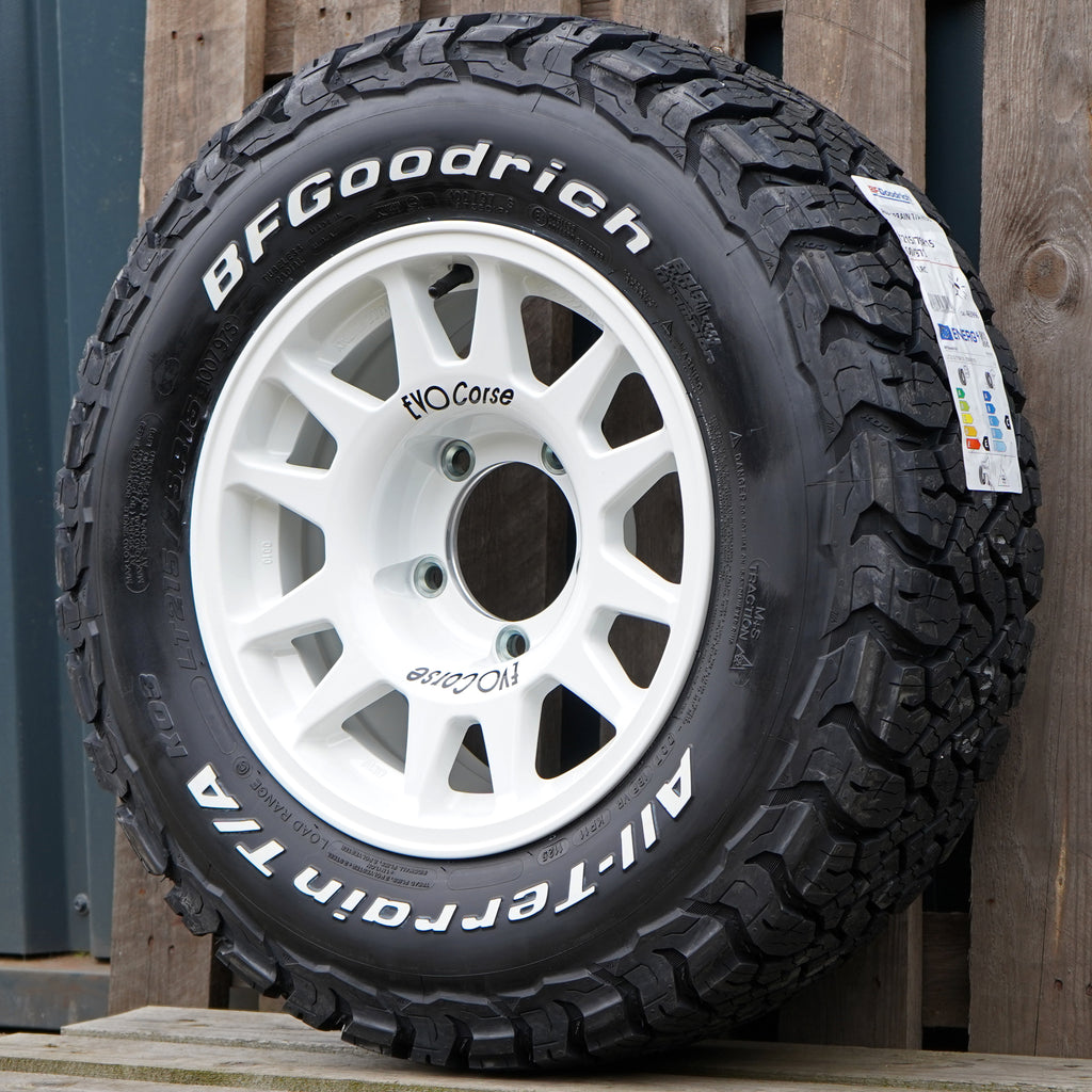 EVO Corse DakarZero Wheel & Tyre Package for Suzuki Jimny (2018+) - 15x7.0J+0