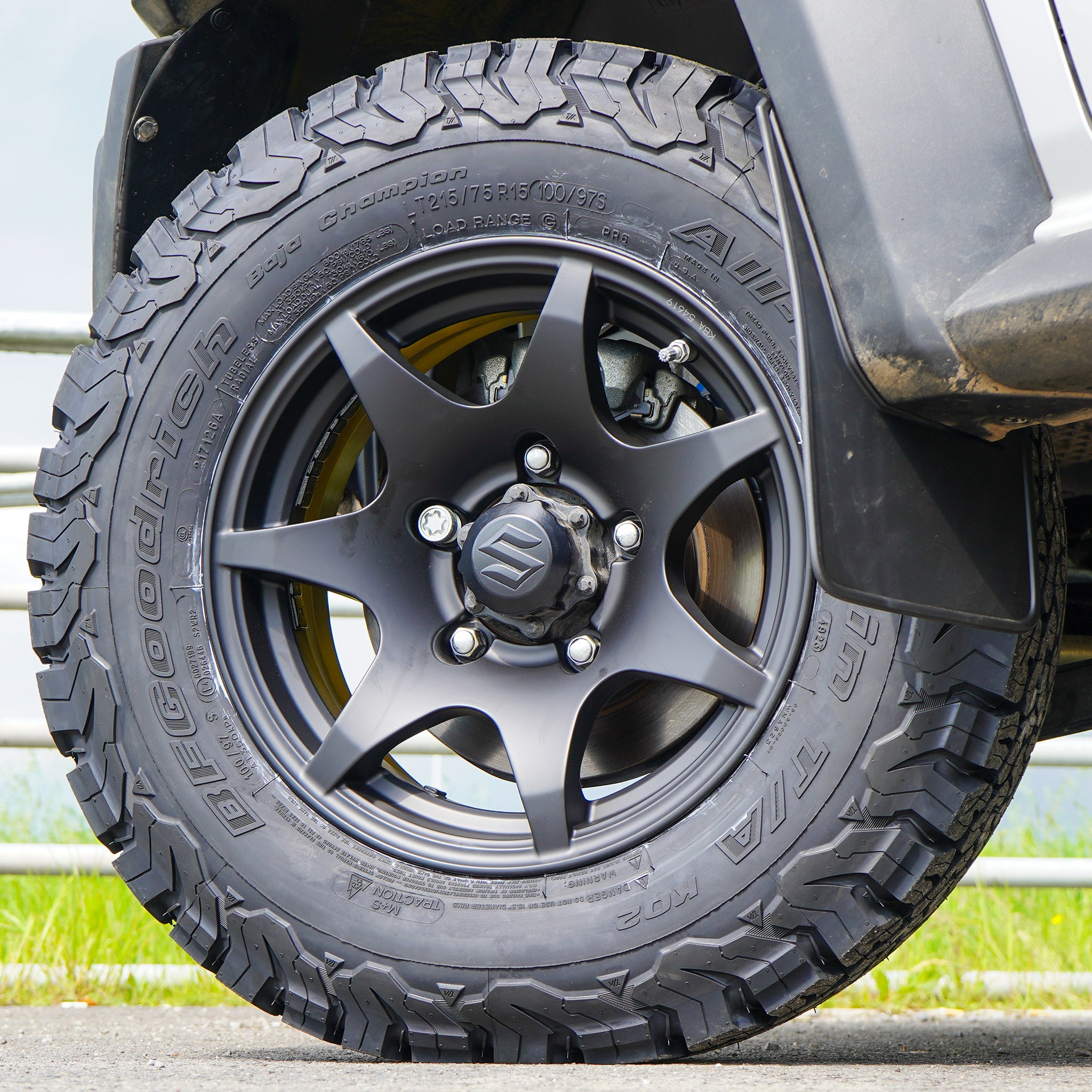 HIGH PEAK J-02 Wheel Package for Suzuki Jimny (2018+) 15 inch TUV certified wheels for Jimny