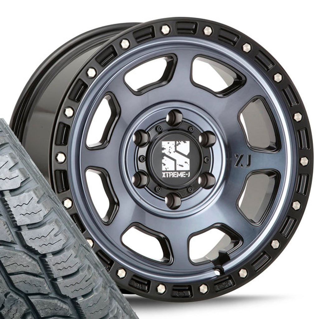 XTREME-J XJ07 17" Wheel & Tyre Package for Toyota FJ Cruiser