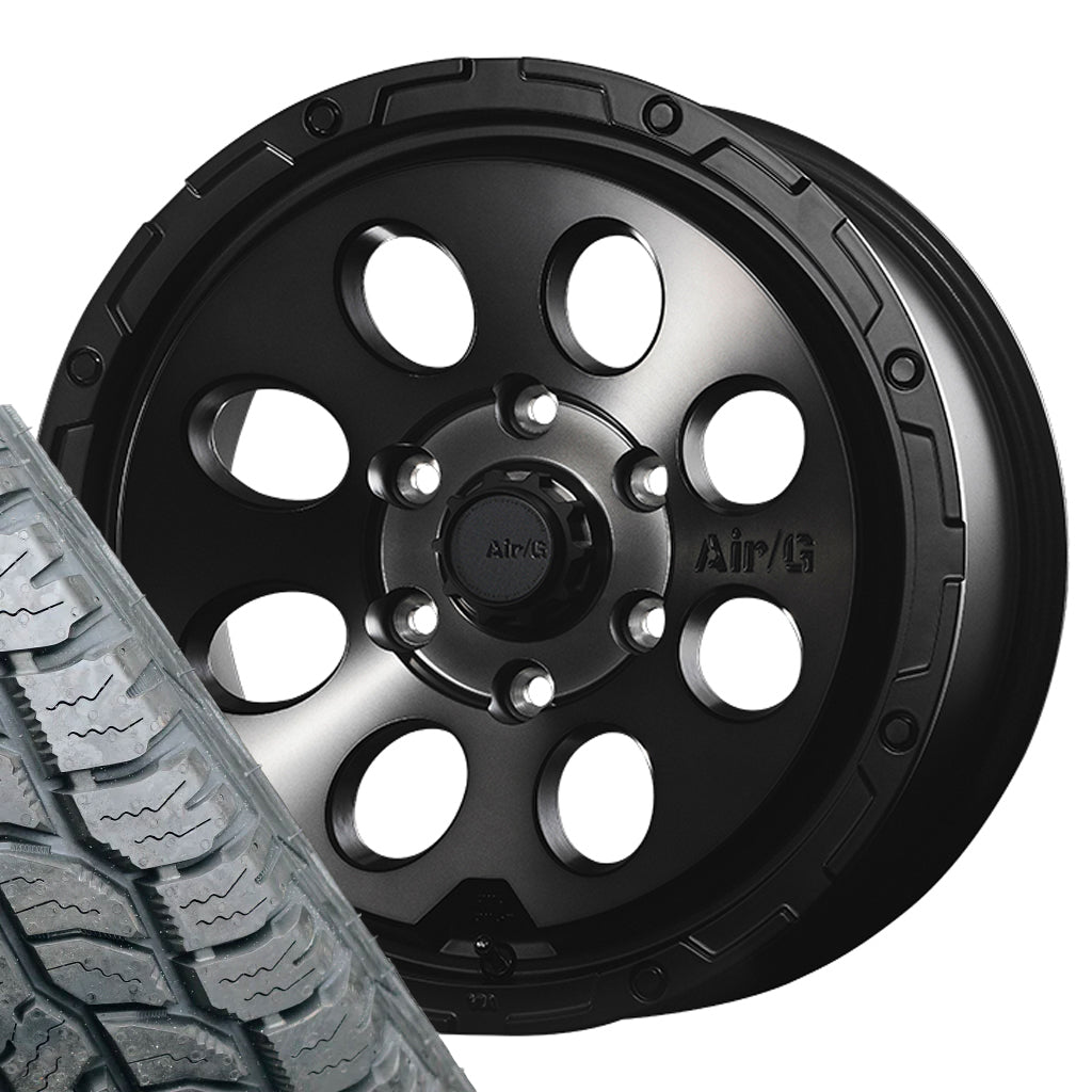 Air/G Massive 17" Wheel & Tyre Package for Toyota Land Cruiser Prado 150 (2010+)