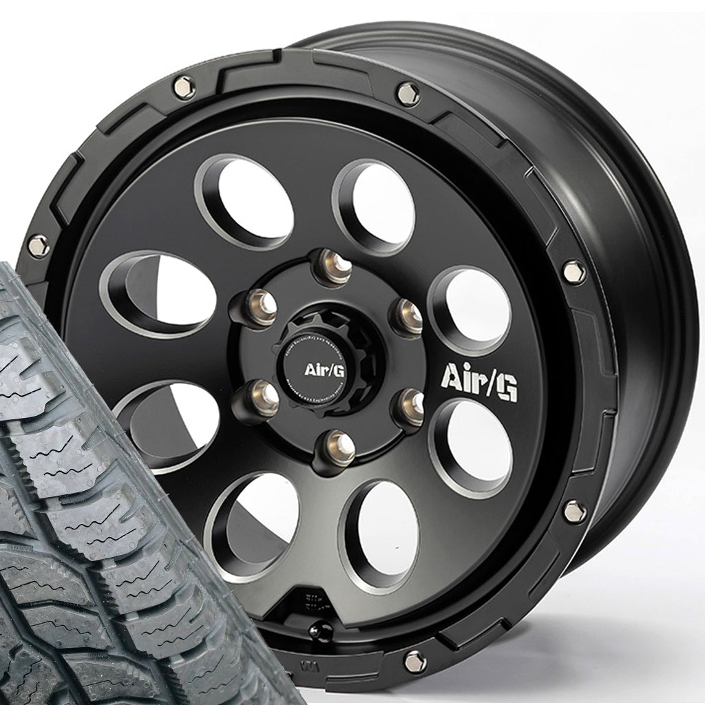 Air/G Massive 17" Wheel & Tyre Package for Toyota Hilux (2016+)