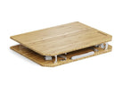 Dometic Go Compact Camp Table / Bamboo Top Camping Table With Adjustable height legs fold away