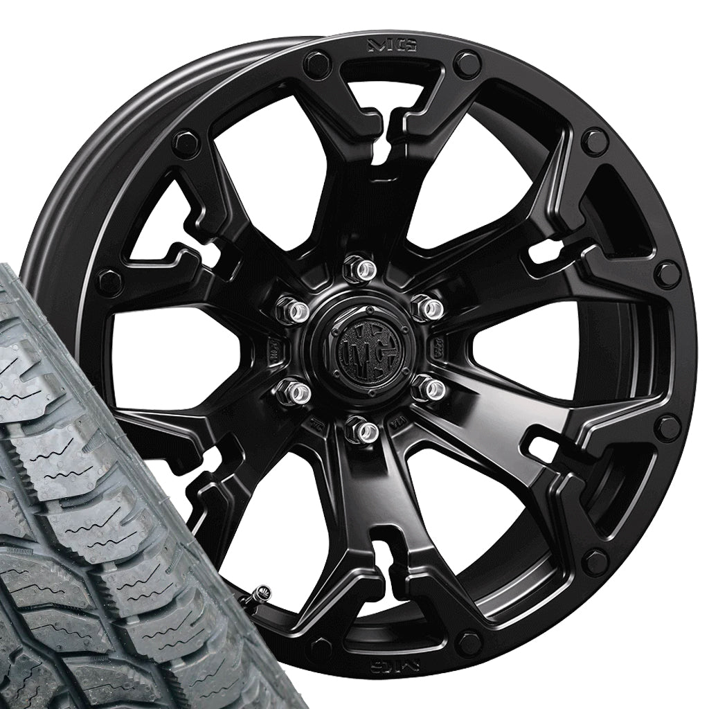 MG GOLEM 17" Wheel & Tyre Package for Ford Ranger (2012+)