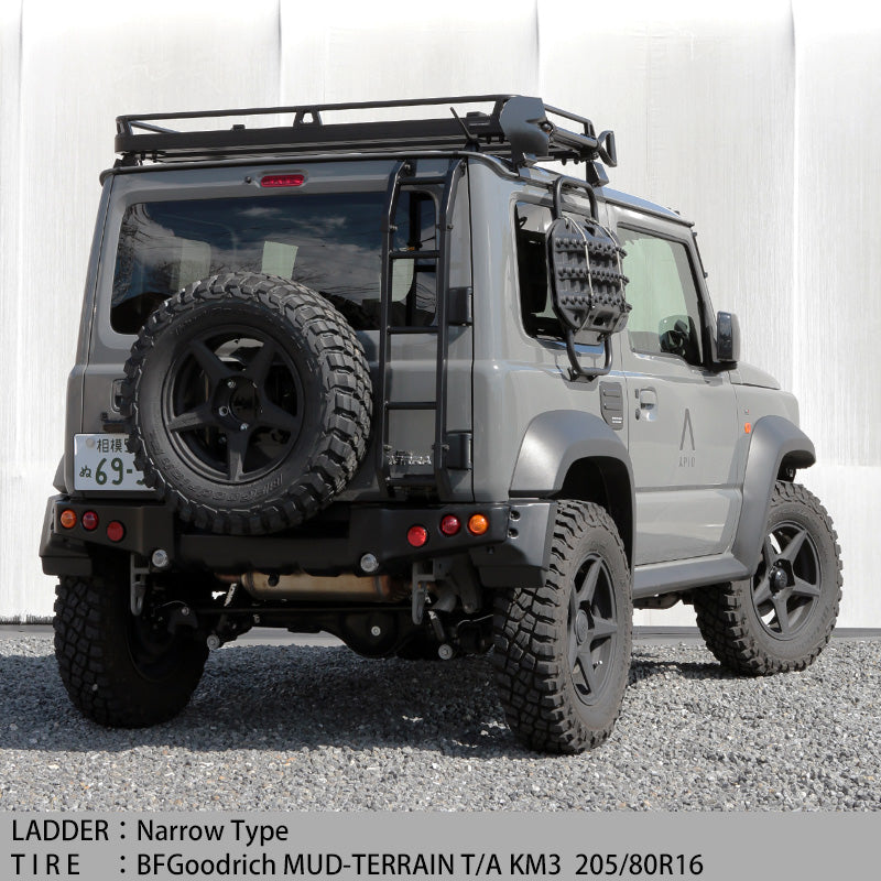 APIO Steel Rear Ladder (Narrow Version) for Suzuki Jimny (2018+)