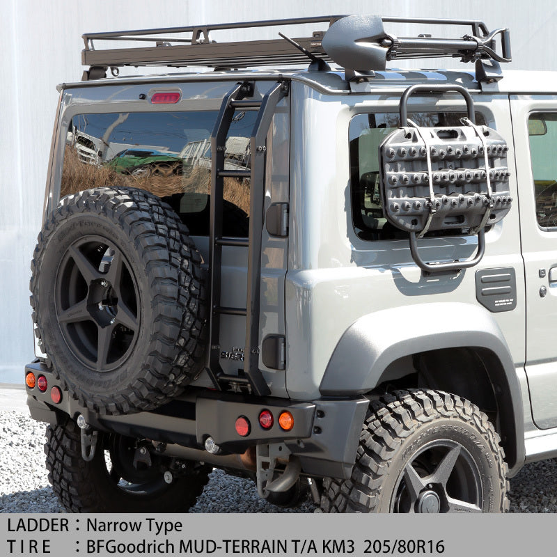 APIO Steel Rear Ladder (Narrow Version) for Suzuki Jimny (2018+)