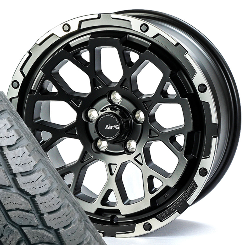 Air/G Rocks 17" Wheel & Tyre Package for Toyota FJ Cruiser