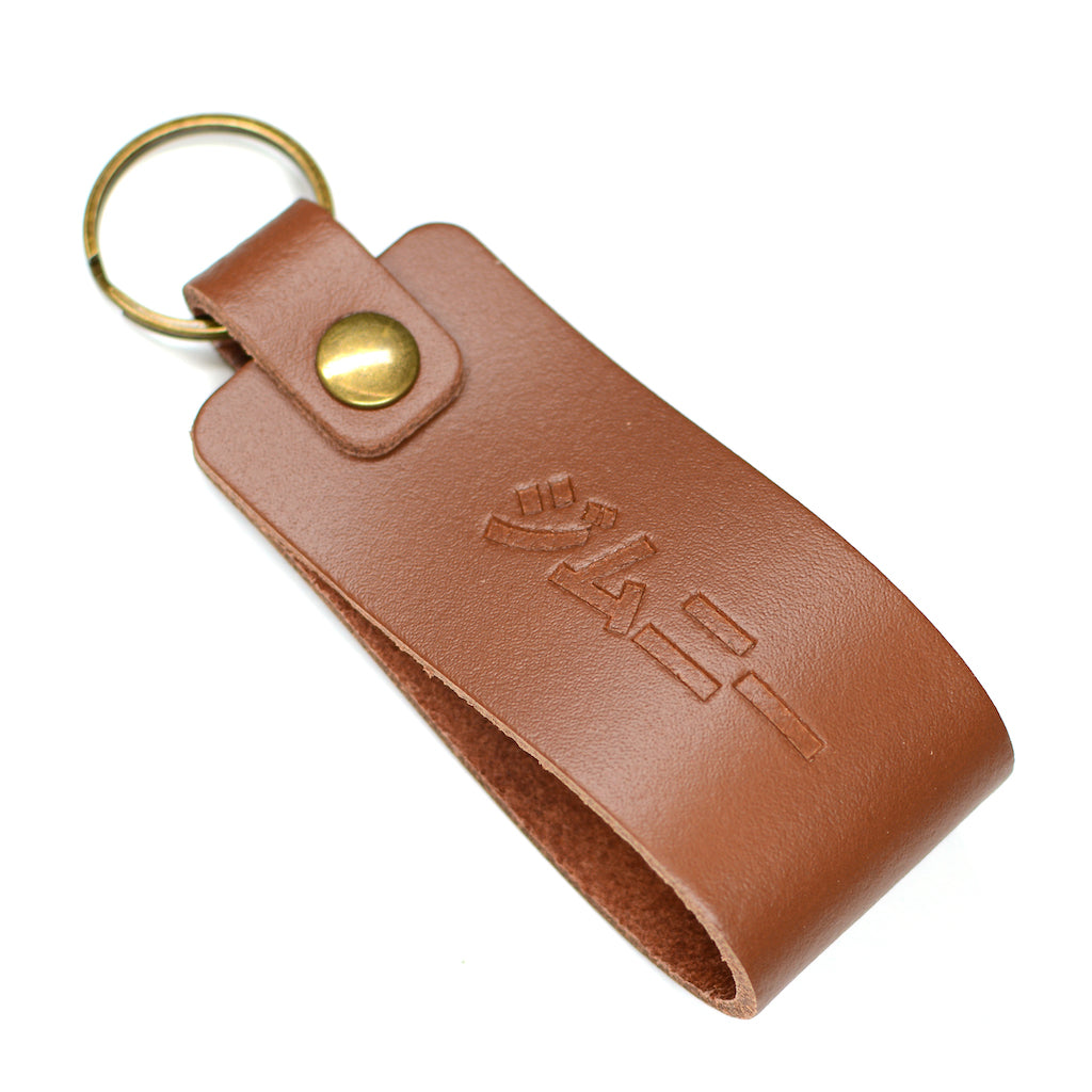 HIGH PEAK "Japanese" Leather Embossed Keyring