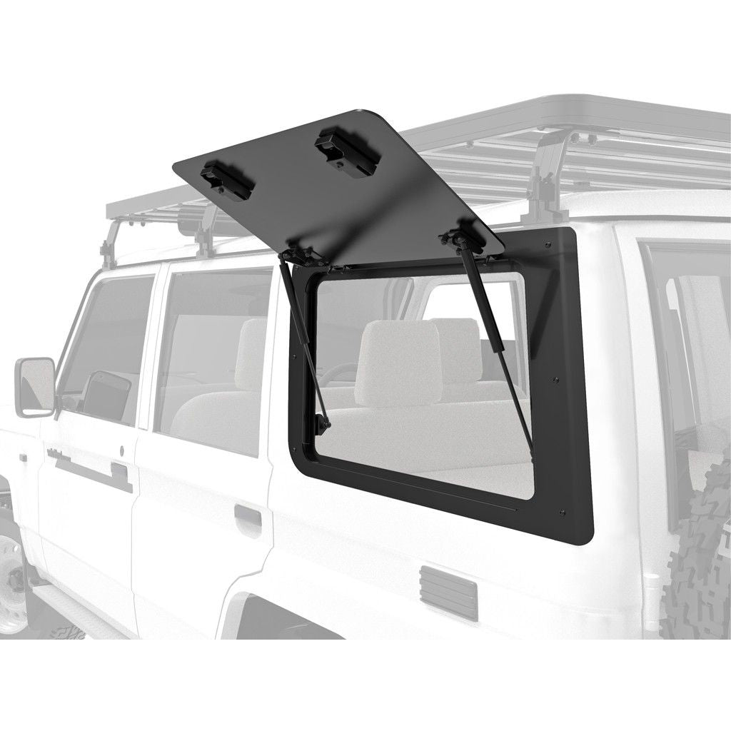 Front Runner Gullwing Window (Left-Hand Side / Aluminium) for Toyota Land Cruiser 76