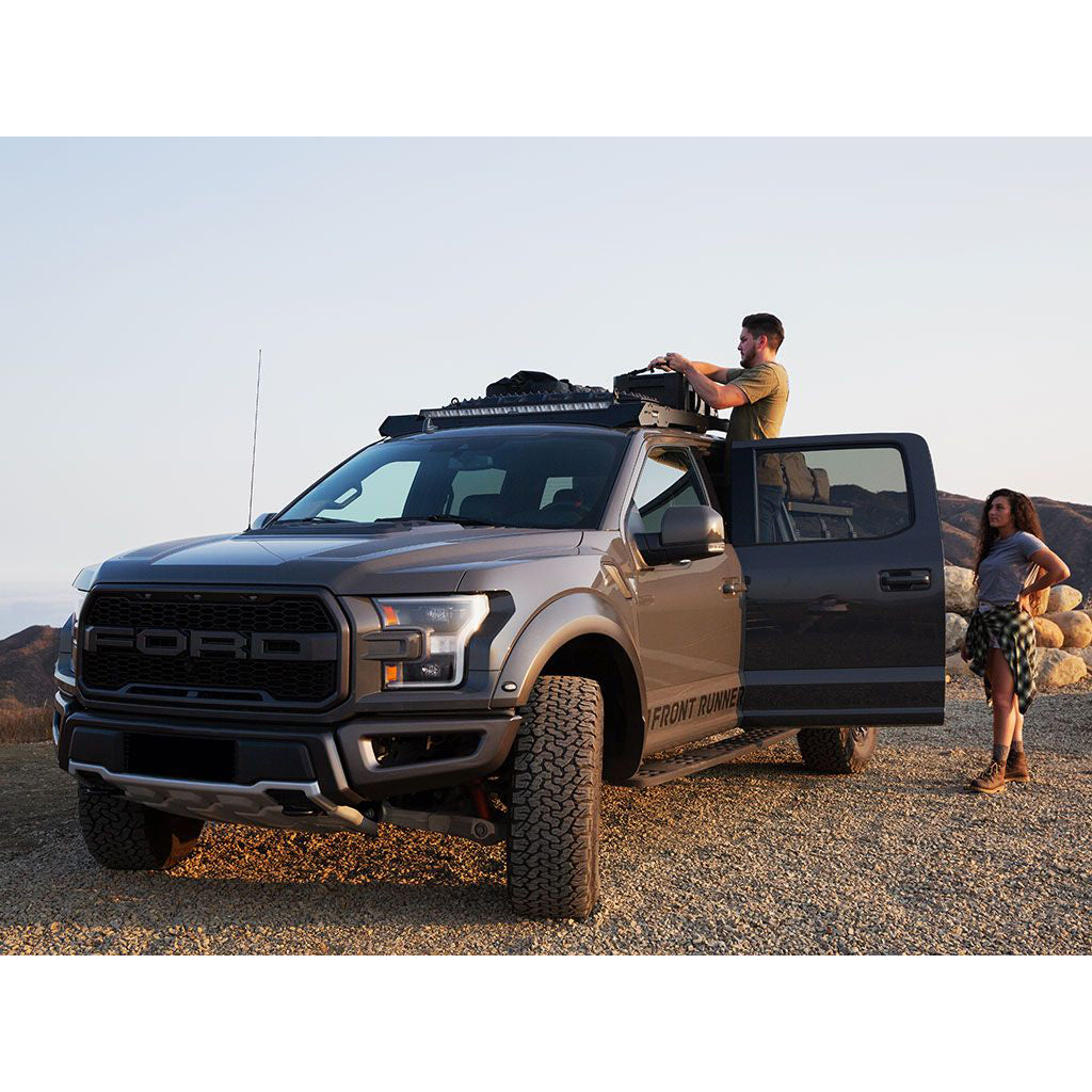 Front Runner Slimsport Roof Rack for Ford F150 Super Crew F150 Super Crew 2018-2020 - Lightbar Ready